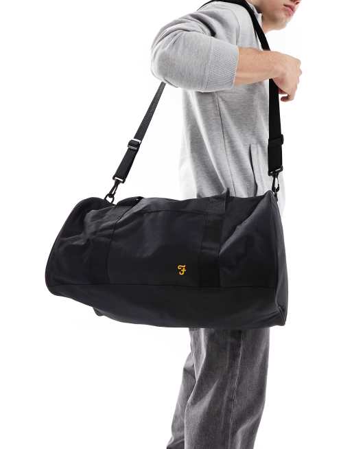Farah - Sort hold-all-taske med mini-logo