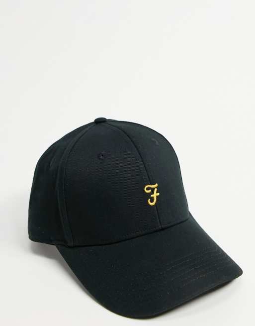 Farah - Sort kasket med logo