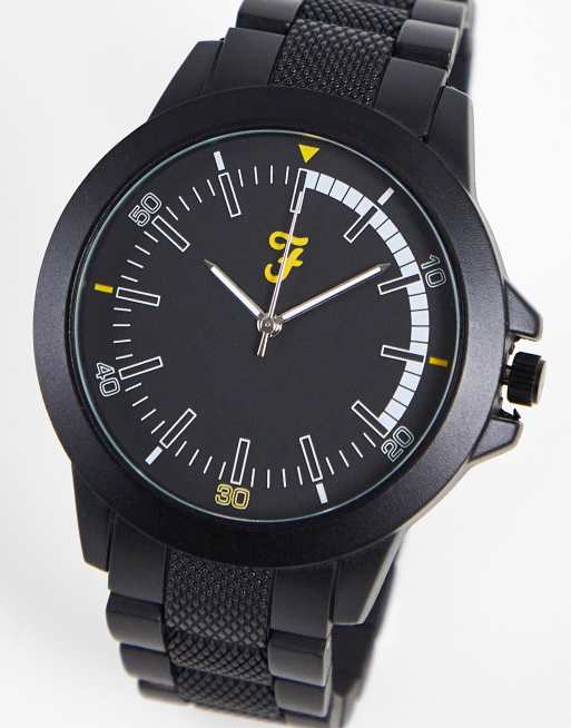 Farah Sport - Orologio con bracciale nero