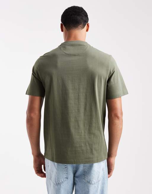 Farah Stacy pocket t-shirt in green, 3 of 5