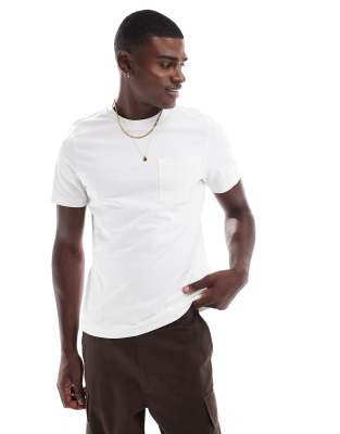 Farah Farah stacy pocket t-shirt in white
