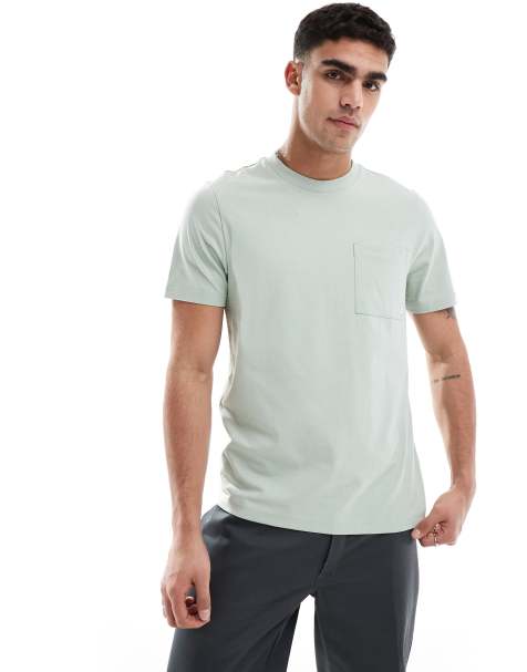 Farah - Stacy - T-shirt avec poche - Vert sauge - view 1