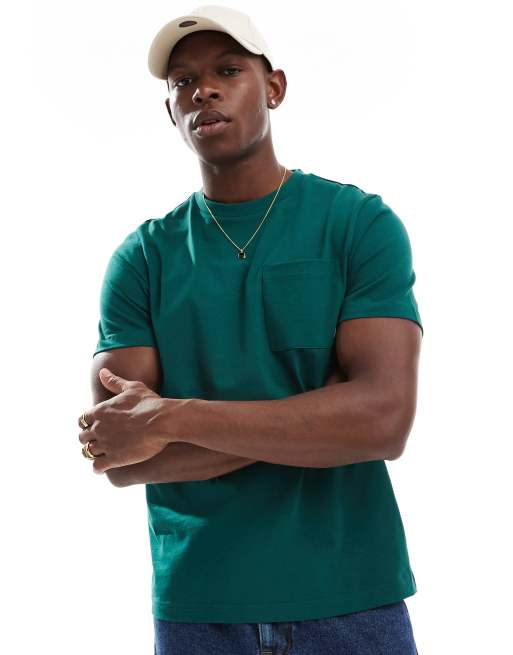 Farah - Stacy - T-shirt met zak in groen