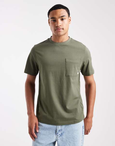 Farah - Stacy - T-shirt verde con tasca - view 1