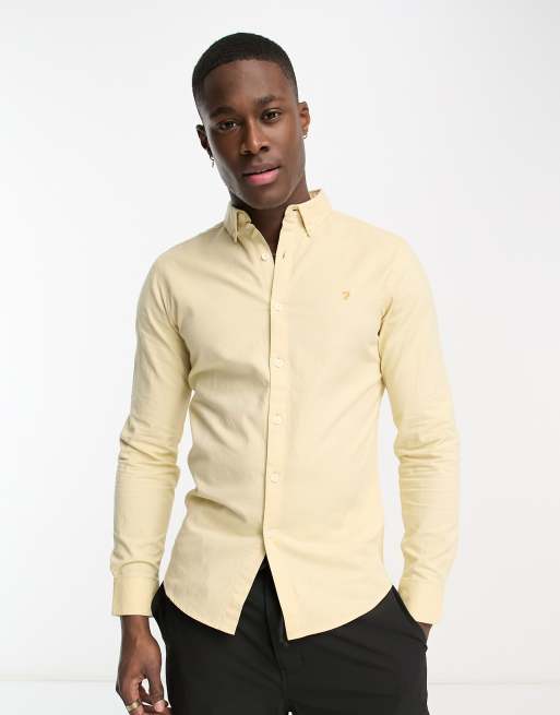 Camicia color pesca outlet