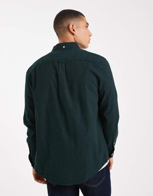 Farah steen longsleeve shirt in dark green, 3 of 5