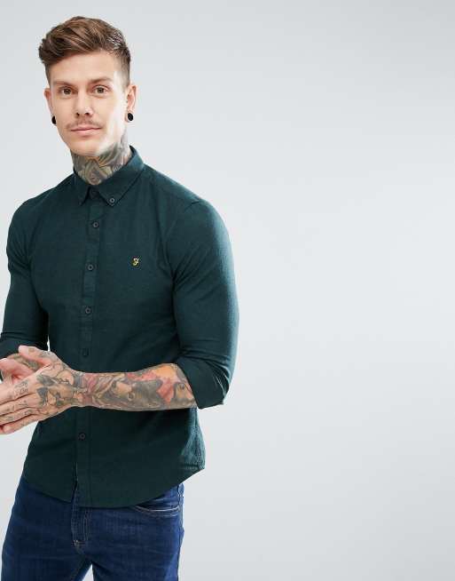 farah green shirt