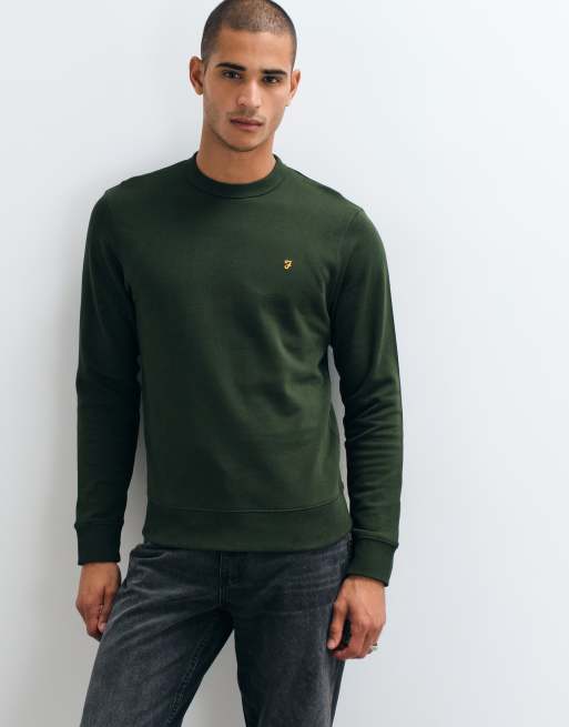 Farah - Sudadera de cuello redondo verde, 5 de 5