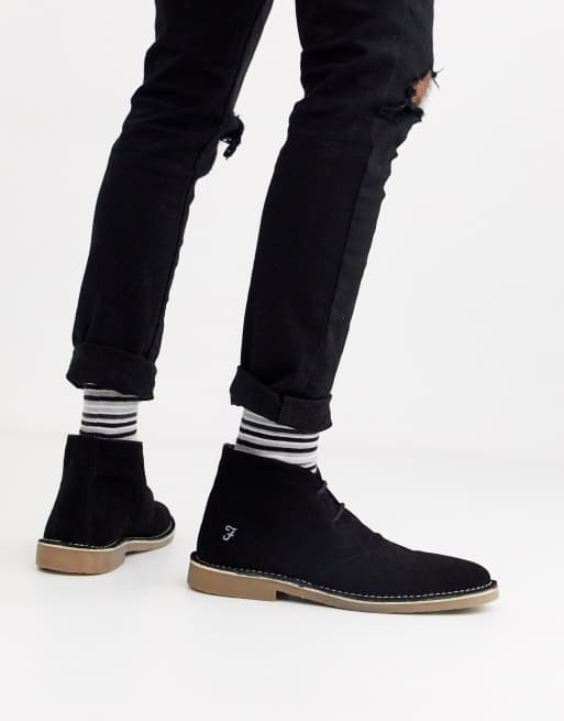 Farah store suede boots