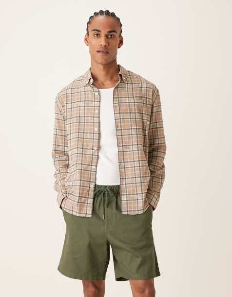 Farah – Swinton – Shorts in Khaki mit Tunnelzug - view 1