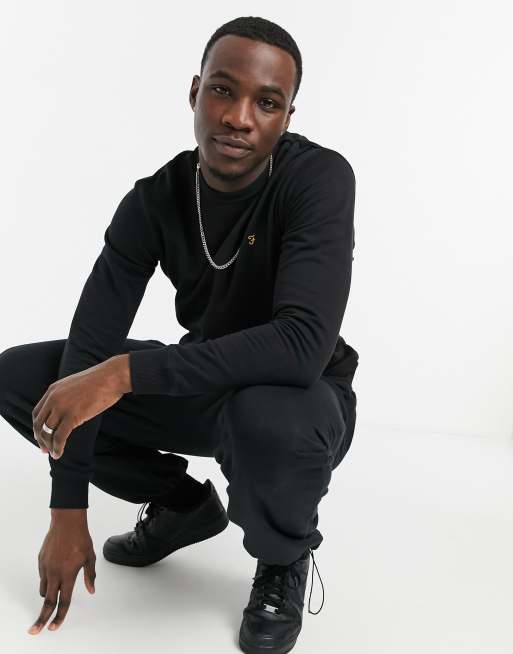Farah Tall - Tim - Sweat ras de cou - Noir - BLACK, 4 de 4