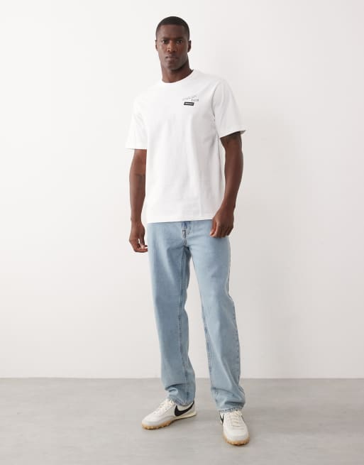Farah Tilsworth graphic logo t-shirt with back print in white, 2 of 5