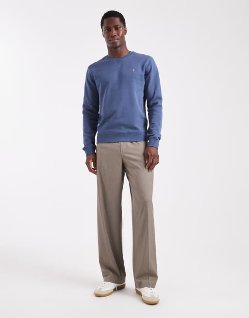 Farah - Tim - Blå sweatshirt med rund hals, 2 af 5