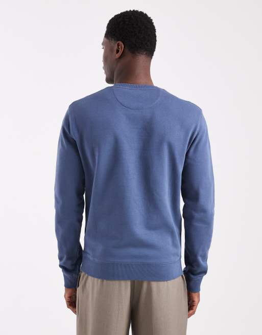 Farah - Tim - Blå sweatshirt med rund hals, 4 af 5