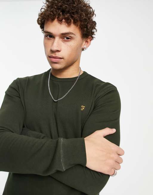 Farah tim crew online sweatshirt