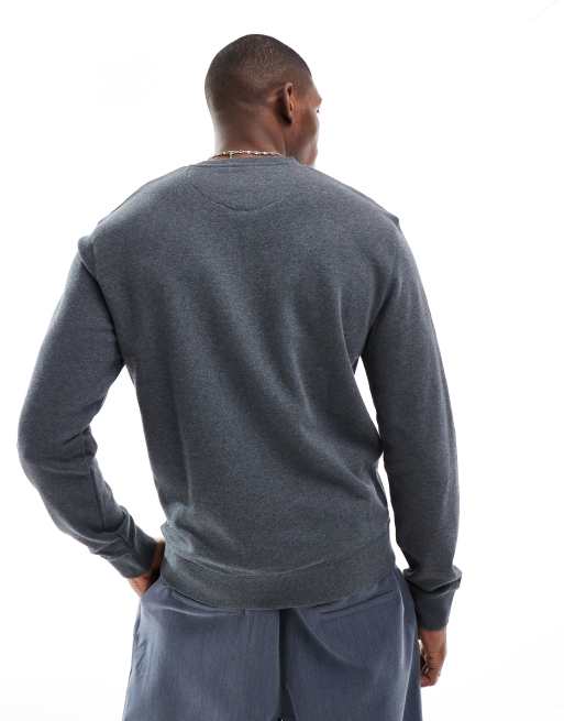 Farah Tim crewneck sweatshirt in grey | ASOS