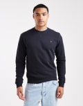 [Farah] Farah Tim New crew neck jumper in navy M NAVY