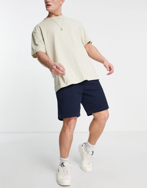 Farah twill shorts in navy, 2 of 4
