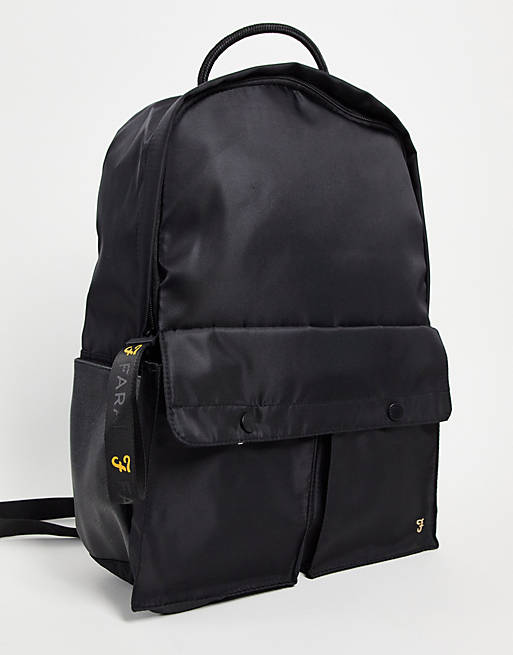 Farah utility backpack in black