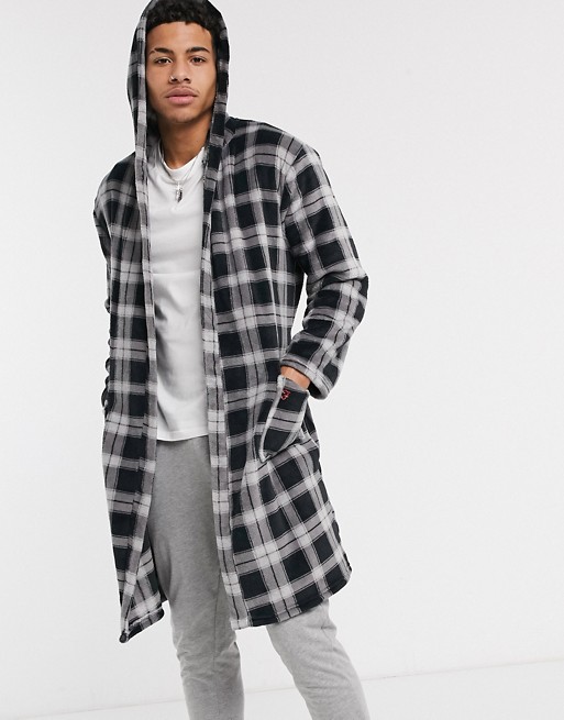 Farah Valone hooded dressing gown