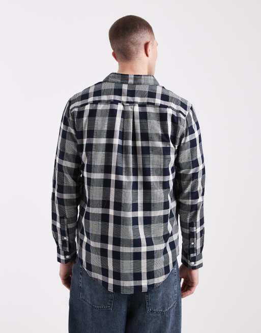 Farah weinand checked longsleeve shirt in navy, 3 of 5