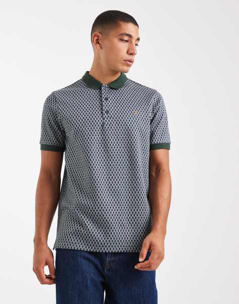 Farah whitston polo shirt in dark green