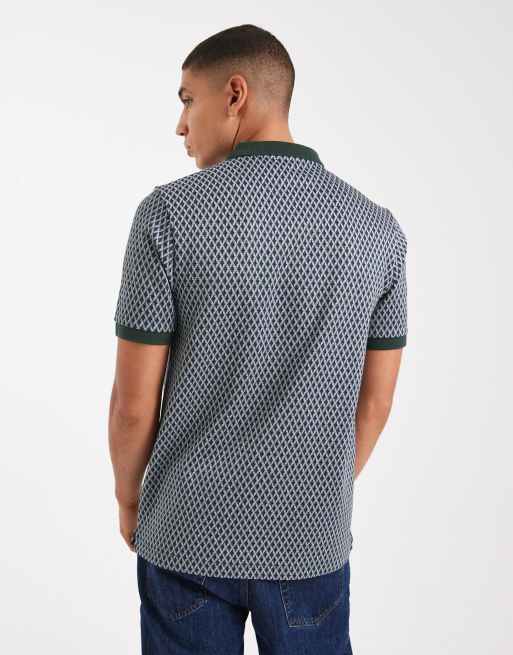 Farah whitston polo shirt in dark green, 3 of 5
