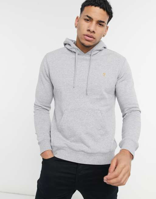 Farah - Zain - Katoenen hoodie in grijs - GREY
