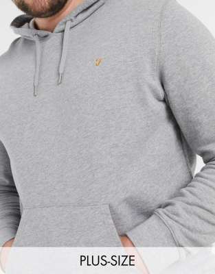 Farah Zain Organic Cotton Hoodie In Gray-grey