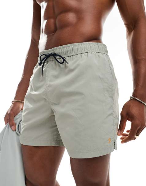Farah - Zwemshort in groen - view 1