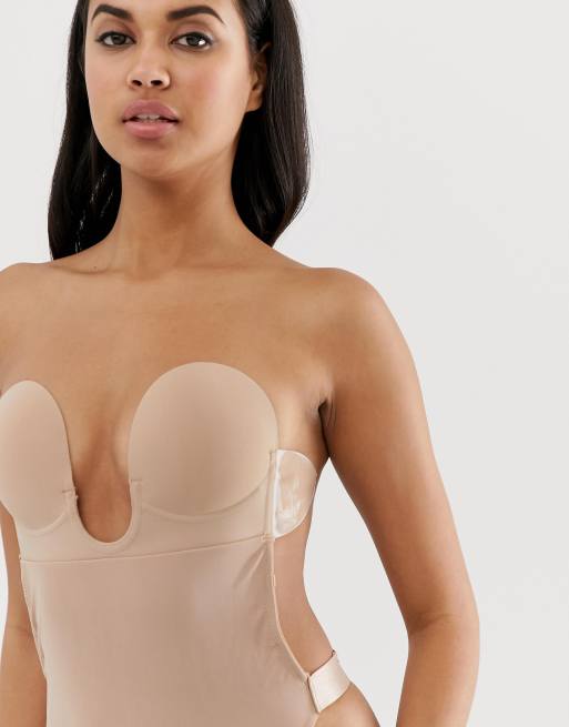 Fashion Forms – Rückenfreier, trägerloser Bodysuit mit tiefem U-Ausschnitt, 3 von 4