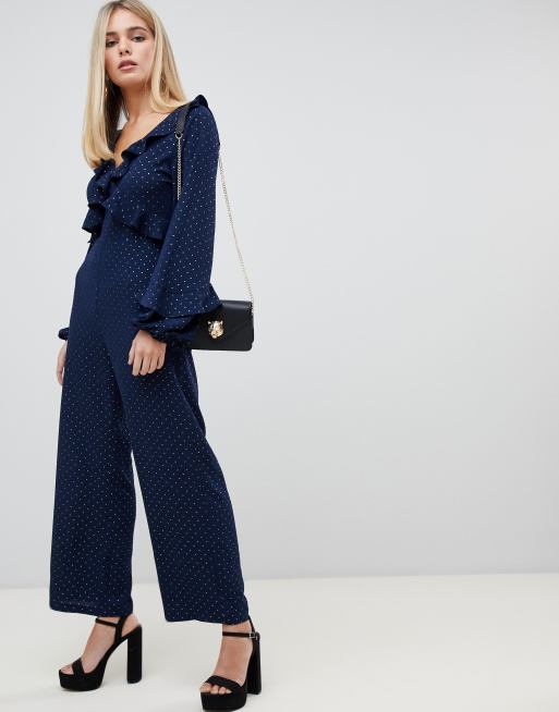 Fashion Union - Combinaison avec dos ouvert à liens