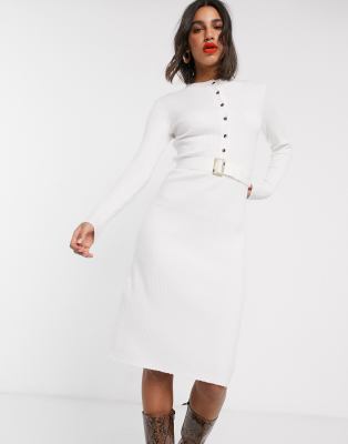 asos button up dress