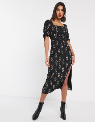milkmaid dress midi