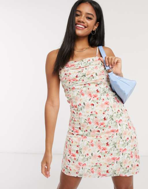 Fashion Union mini dress in vintage floral print