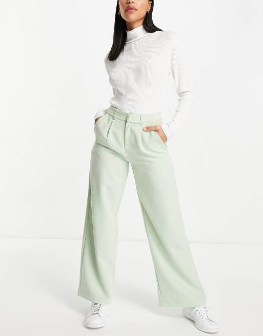 Fashion Union Pantalon a taille mi haute fendu a l arriere ASOS