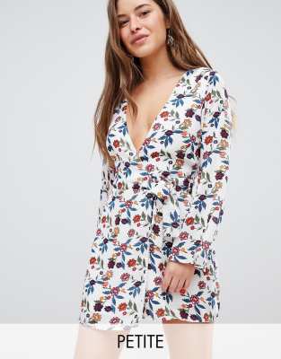 kimono wrap mini dress