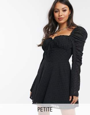 black milkmaid dress