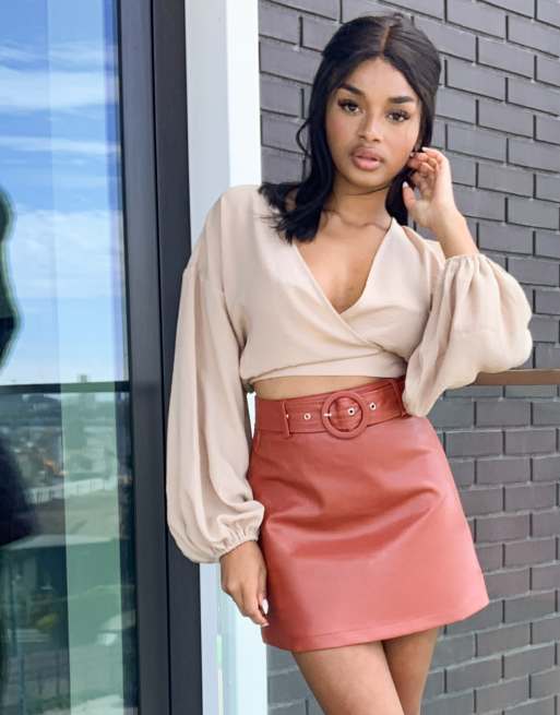 THE FAUX LEATHER SKIRT – THE STYLE UNION