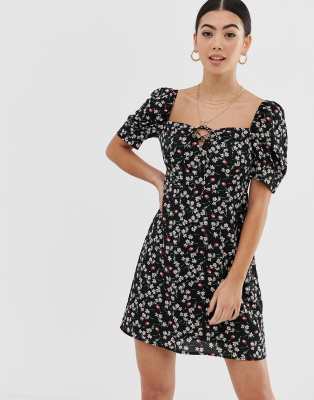 floral overall dress forever 21