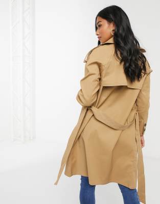 asos petite trench