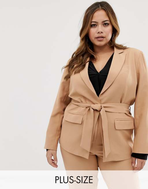  Fashion Union Plus blazer & trousers co-ord, 2 of 3