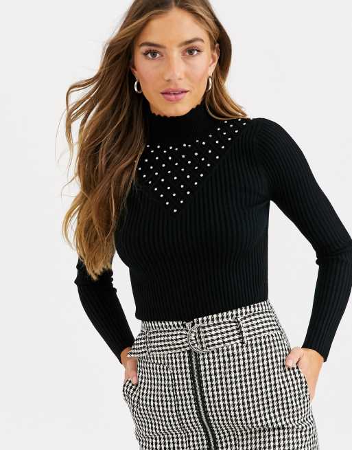 Pull strass best sale