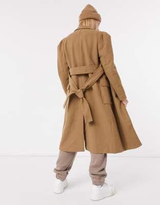 wrap coat with belt