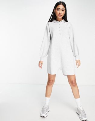 Fashion Union relaxed jersey polo romper