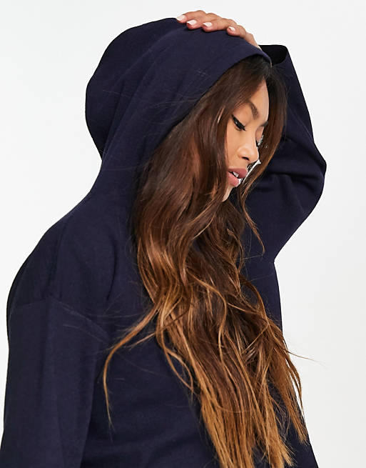 Women Fashion Union slouch knitted hoodie co-ord 