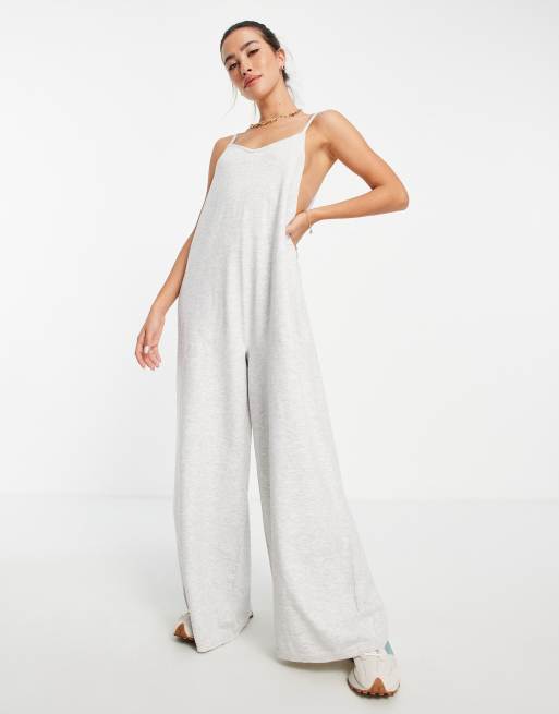 Fashion Union slouchy wide leg knitted jumpsuit ASOS