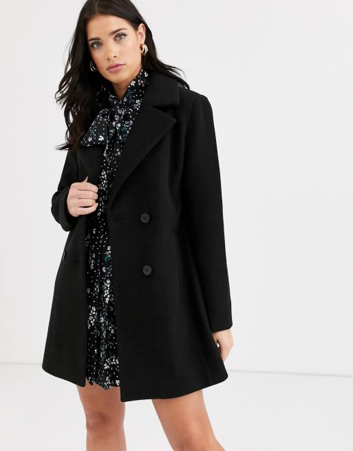 Fashion Union smart double breasted coat | ASOS