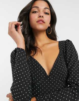 fashion union polka dot dress