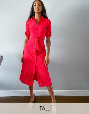 shirt dress with sleeves